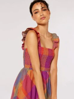 Plaid Midi Dress -Out Shino Sales Store 5051839752894 1