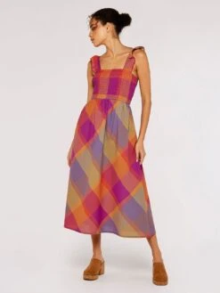 Plaid Midi Dress -Out Shino Sales Store 5051839752894 2