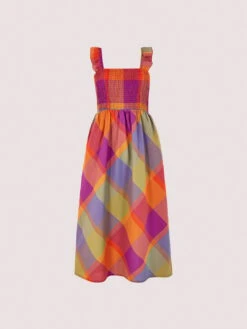 Plaid Midi Dress -Out Shino Sales Store 5051839752894 cutout