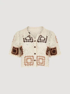 Tonal Granny Square Top -Out Shino Sales Store 5051839754720 cutout