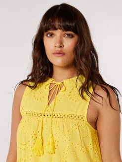 Tassel Broderie Midaxi Dress -Out Shino Sales Store 5051839756632 2