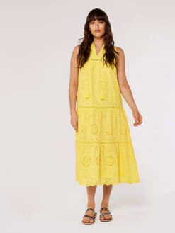 Tassel Broderie Midaxi Dress -Out Shino Sales Store 5051839756632 4