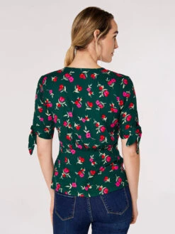 Floral Bow Detail Top -Out Shino Sales Store 5051839756779 3