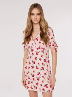 Bow Detail Mini Dress