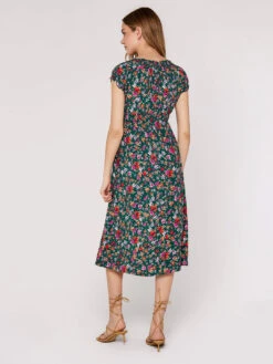 Ditsy Milkmaid Midi Dress -Out Shino Sales Store 5051839757059 2