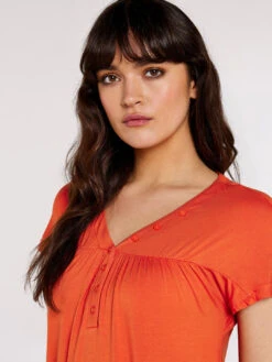 Buttoned High Low Tunic -Out Shino Sales Store 5051839757684 2