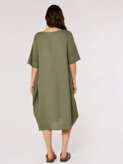 Printed Cocoon Midi Dress -Out Shino Sales Store 5051839761414 3