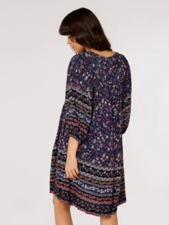 Folk Border Print Dress -Out Shino Sales Store 5051839761469 4