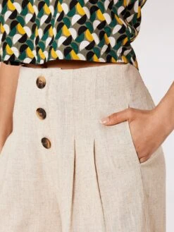 Linen Mix Culotte -Out Shino Sales Store 5051839761889 2