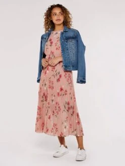 Botanical Pleated Midi Dress -Out Shino Sales Store 5051839768093 2