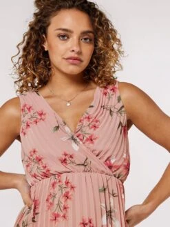 Botanical Pleated Midi Dress -Out Shino Sales Store 5051839768093 4