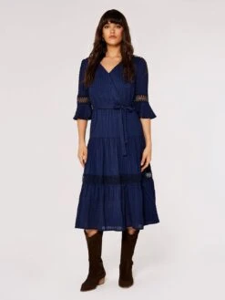 Self Check Crochet Midi Dress -Out Shino Sales Store 5051839769779 4