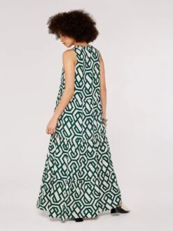 Geometric Tiered Maxi Dress -Out Shino Sales Store 5051839773158 3