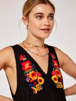 Embroidered Bloom Swing Dress -Out Shino Sales Store d1 5051839627536