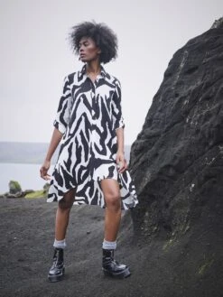 Zebra Oversized Dress