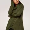 Roll Neck Wrap Jumper