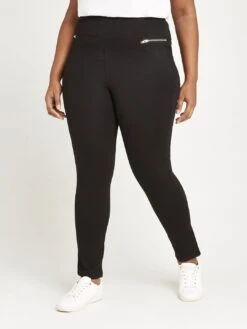 Zip Detail Ponte Trousers 7 Zip Detail Ponte Trousers -Out Shino Sales Store f1 5051839519862