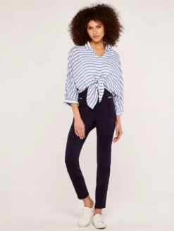 Ponte Button Trousers