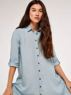 Denim Shirt Dress