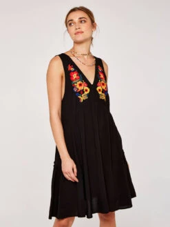 Embroidered Bloom Swing Dress -Out Shino Sales Store f1 5051839627536