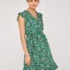 Ditsy Ruffle Mini Dress