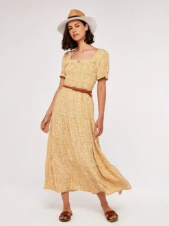 Daisy Milkmaid Maxi Dress -Out Shino Sales Store f 5051839568549