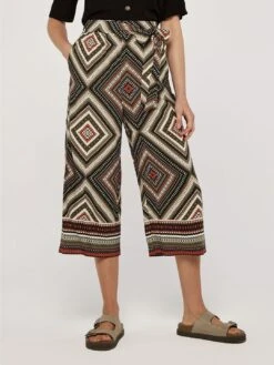 Border Print Culottes -Out Shino Sales Store f 5051839595668