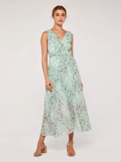 Botanical Grecian Pleat Dress -Out Shino Sales Store f 5051839597808