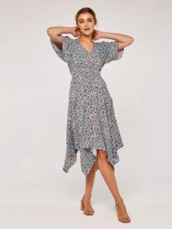 Floral Smock Dress -Out Shino Sales Store f 5051839599475