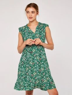 Ditsy Ruffle Mini Dress -Out Shino Sales Store f 5051839628311