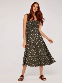 Orchid Smock Midi Dress -Out Shino Sales Store f 5051839633100