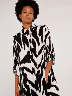 Zebra Oversized Dress -Out Shino Sales Store h 5051839581500