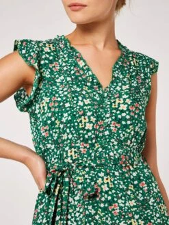 Ditsy Ruffle Mini Dress -Out Shino Sales Store h 5051839628311