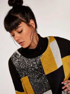 Colourblock Oversized Top -Out Shino Sales Store t 5051839593633