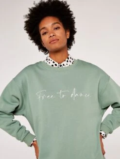 Free To Dance Oversized Sweatshirt -Out Shino Sales Store t 5051839613850